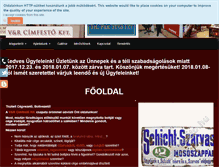 Tablet Screenshot of cimfesto.hu